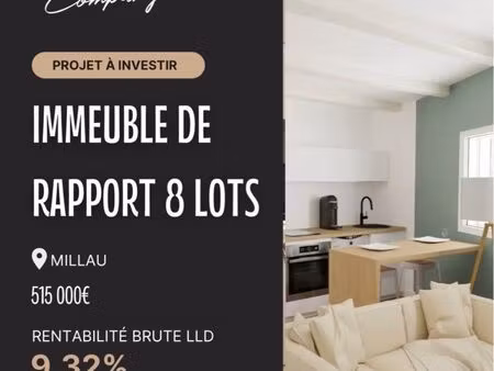 immeuble de rapport - millau - projet clés en main