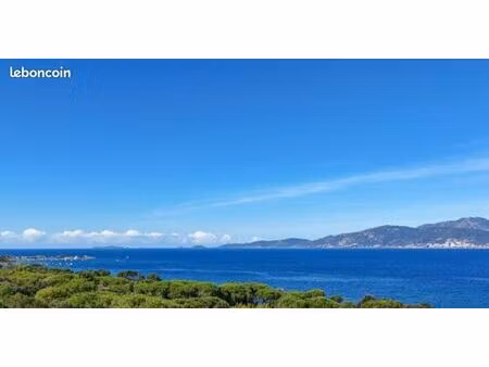 appartement t3 vue mer panoramique sur le golfe d'ajaccio