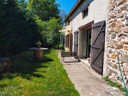 maison de caractère en pierre avec 2 3 ha – nature  chevaux & verger