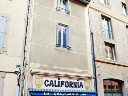 immeuble à rénover rue piétonne carcassonne