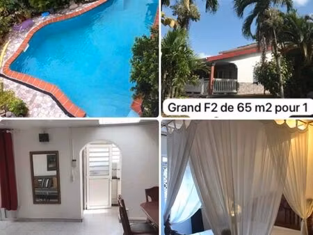 grand f2 de 65m2 au lamentin