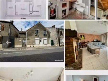 maison 62 m2  cour 6m  centre maisse/91  2 chambres  rer d  vente par propriétaire