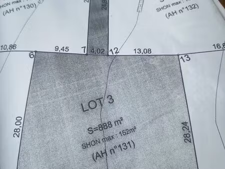 terrain à bâtir