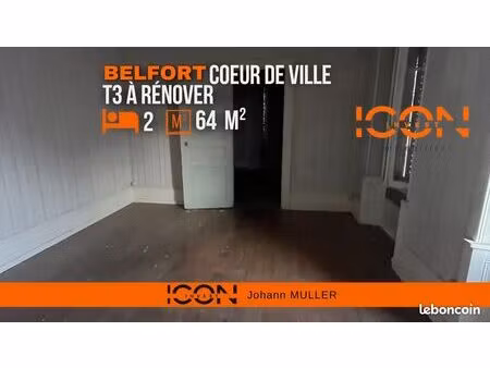 appartement 3 pièces 64 m²