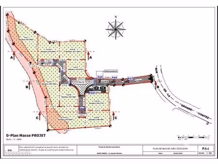 terrain 240 m² sainte marie