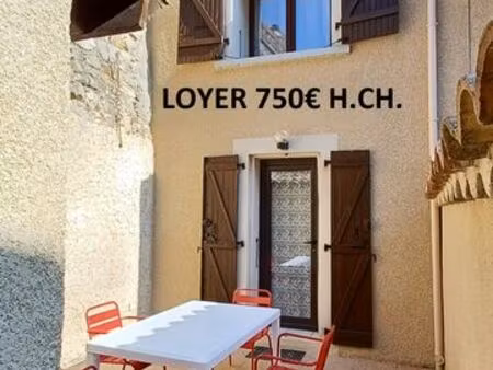 maison de village avec terrasse proche de la nature