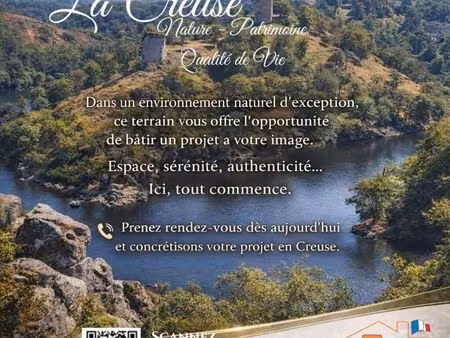 terrain 2 636 m² dun le palestel