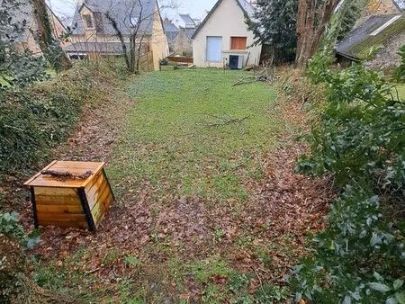 terrain constructible de 285m² au bourg de logonna-daoulas