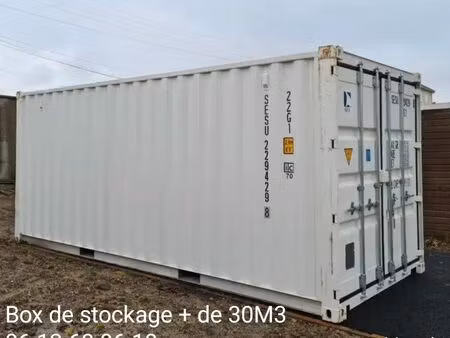 box de stockage local-garage + de 30m3