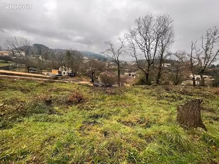 terrain 1255 m² meyrannes