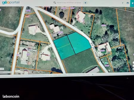 2 terrains constructible à 6 km de sarlat 1150 m2 chacun commune de vitrac 24