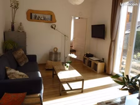 jolie t2 + jardin et terrasse + cave