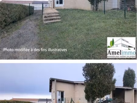 maison t4  80m² avec jardin privatif