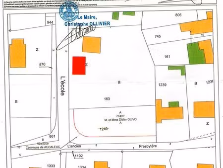 terrain a batir 732m²