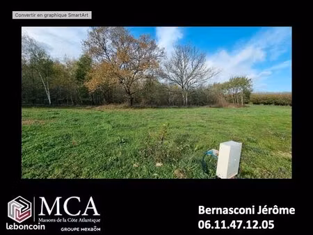 terrain 1 200 m² lamothe montravel