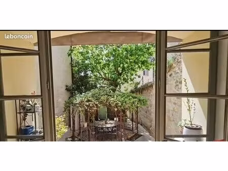 appartement centre village avec jardin et cave