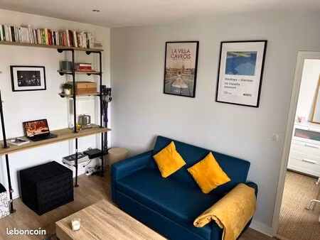 t2 meublé et lumineux  situation ideale