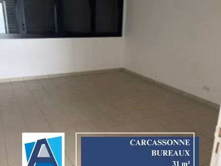 bureaux 31 m² carcassonne