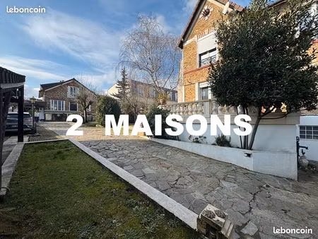 2 maisons sur terrain 800m2