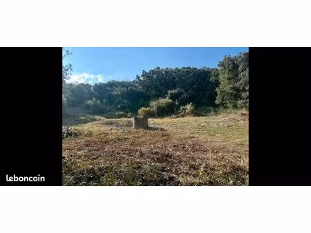 terrain avec source d'eau 1000m2 sur les hauteurs de rousson – secteur cannabis