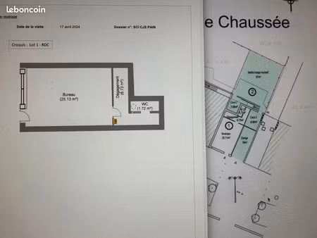 bureau ou local commercial