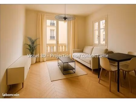 appartement 3 pièces 49 m²