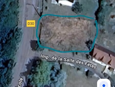 terrain constructible a vendre