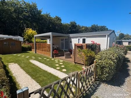 mobilhome tout confort de 40m2 avec parcelle de 180m2