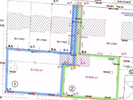 olivet - terrain à bâtir 740 m²
