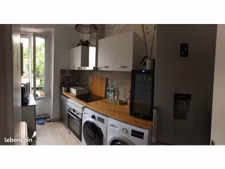 studio lumineux 21 m² levallois-perret / limite paris xviie