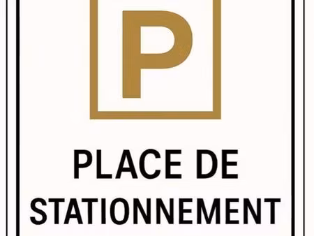 place de stationnement
