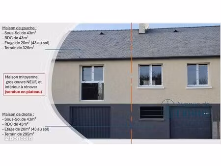 maison 3 pièces 65 m²