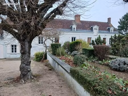 grande longère 6 pièces 138m2 habitable  200m2 dépendances sur terrain de 3600m2 saint geo