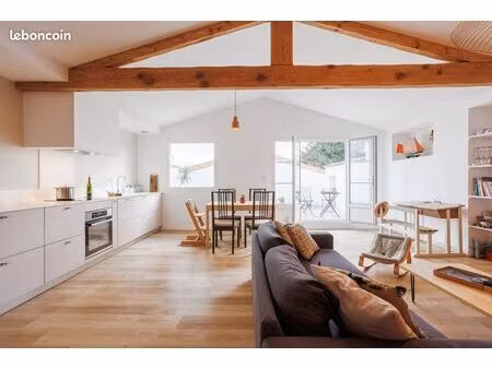 t3 lumineux et traversant avec terrasse plein sud - villedoux  proche mer