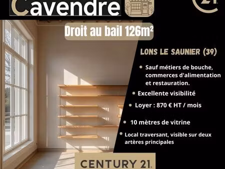 boutique 126 m² lons le saunier