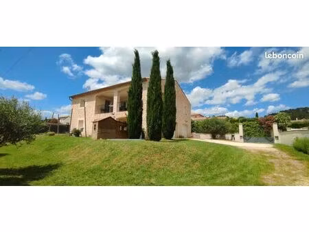 maison récente de 2013 saint gervais gard vallée de la cèze vue exceptionnelle