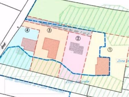 ensemble de terrain constructible