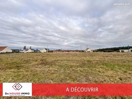 terrain 1225 m² courcelles de touraine