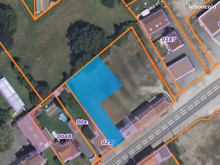 terrain 650 m² quevauvillers