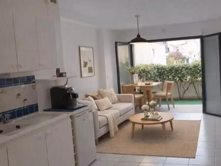 appartement t2 avec jardin  garage  terrasse à royan