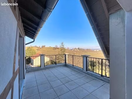 appartement t3 - terrasse avec vue