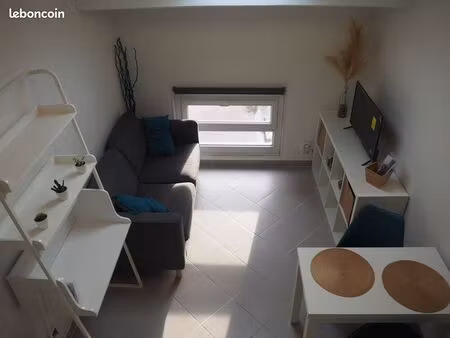 studio rénové et meublé – mezzanine & lumineux – fer à cheval