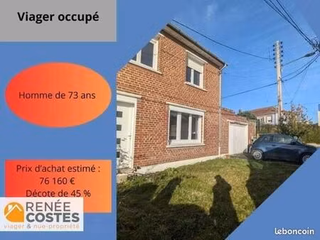 maison en viager 4 pièces 80 m²