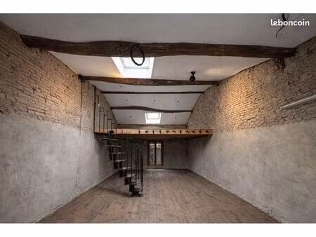 plateau brut 100 m2 à aménager - centre valence d’agen - potentiel loft / appartement