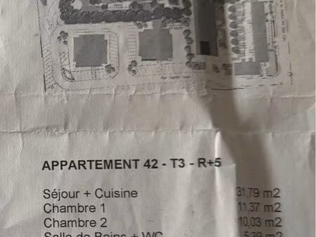 appartement  t3