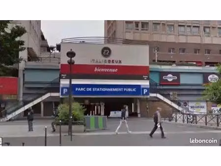 parking centre commercial italie 2 paris 13