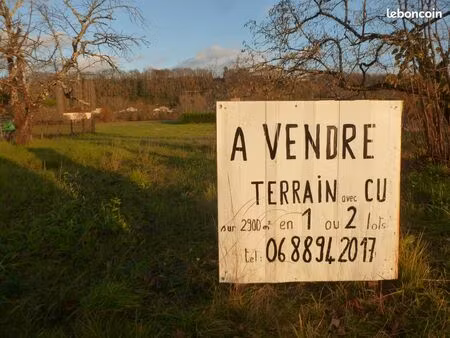 beau terrain avec cu puy l eveque 46700
