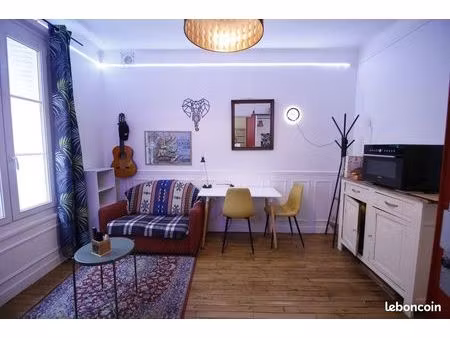 sous-location appartement t2 paris 20 gambetta (lire annonce svp)