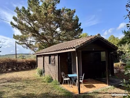 chalets en bois à vendre – sud-ouest de la france – camping le cabri (duras)