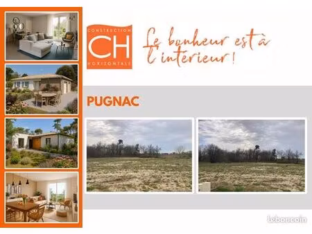 terrain 601 m² pugnac